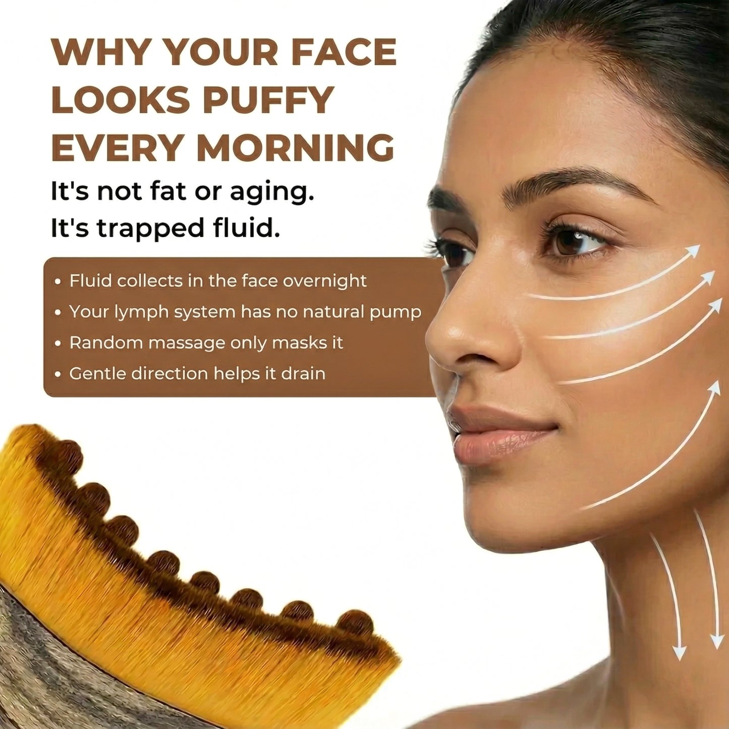 DermaSculpt™ - Lymphatic Gua Sha Brush